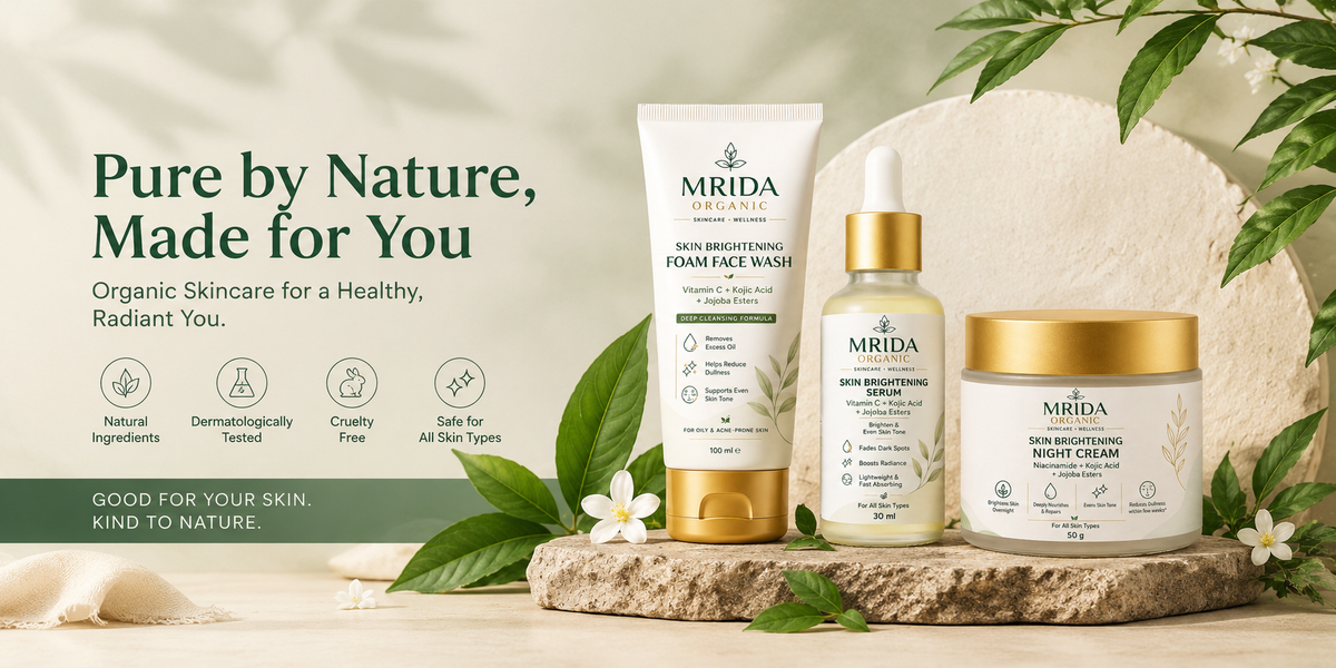 Mrida Organic skincare and wellness collection