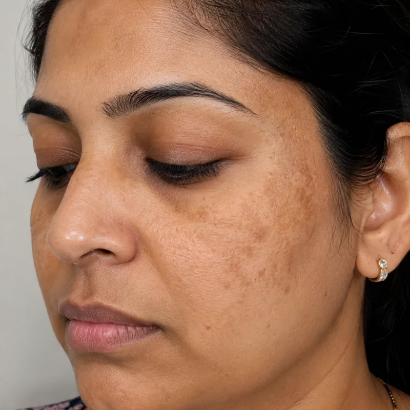 Illustrative Uneven tone example, first image