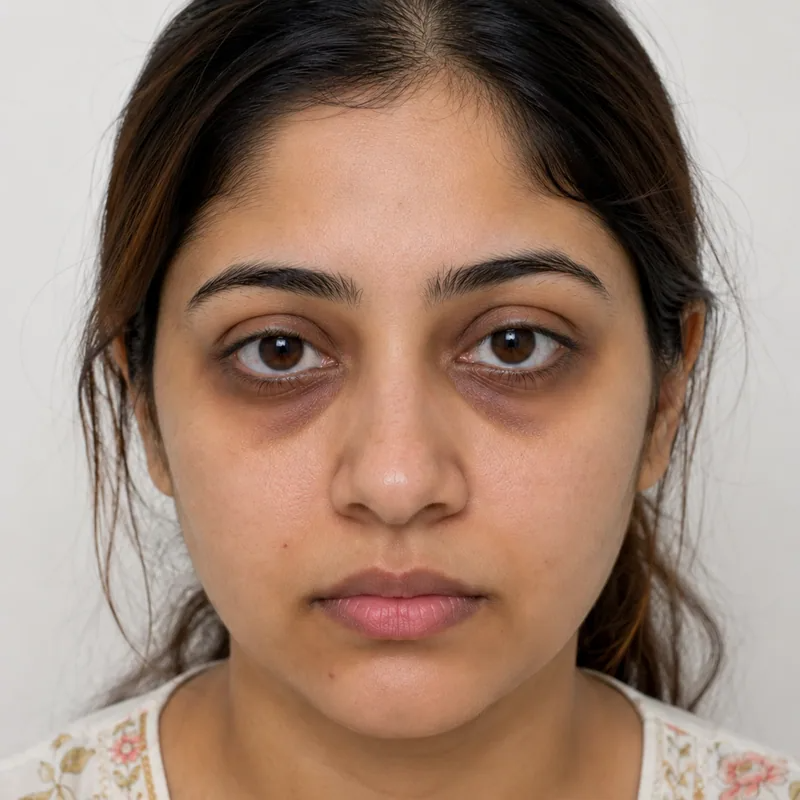 Illustrative Under-eye appearance example, first image